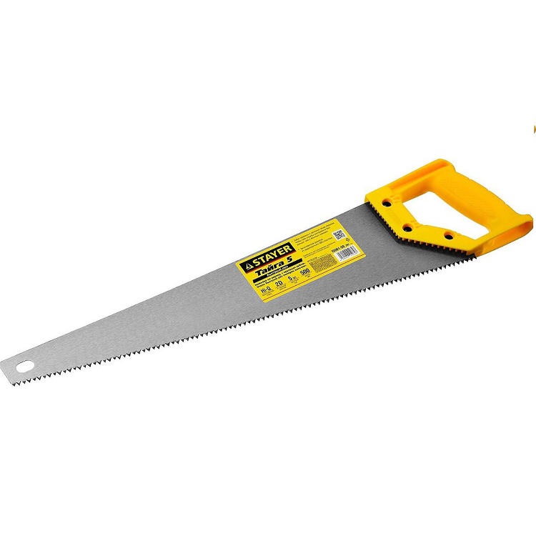 Ножовка ударопрочная (пила) STAYER ТАЙГА-5 500 мм, 5TPI для крупных и средних заготовок (15061-50                                                                                                       