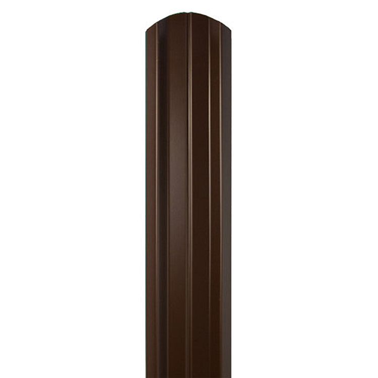 Штакетник М-образный фигурный 1500мм RAL 8017 (шоколадно-коричневый)                                                                                                                                    