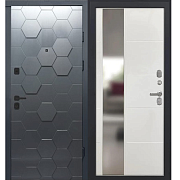 Дверь мет. Luxor 2МДФ 3Д (860мм) левая A001000003543 (витрина)                                                                                                                                          