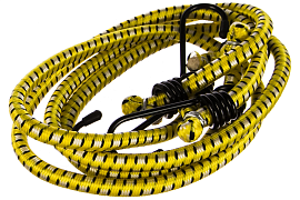Шнур STAYER "MASTER" резиновый крепежный со стальными крюками,80см,d7мм,2 шт.(40505-080_z01)                                                                                                            