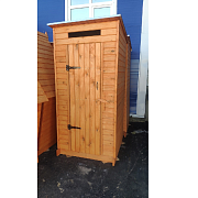 Туалетная кабина деревянная  прямоугольная (с антисептиком) шир. 1м                                                                                                                                     