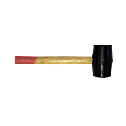 Киянка резиновая  600 г деревянная ручка (2542600)                                                                                                                                                      