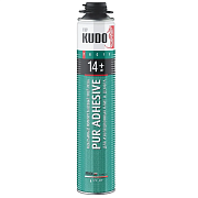 Пено-клей KUDO PROFF 14+ 1000 мл/900 г всесезонная для теплоизоляции и декора (12)                                                                                                                      