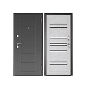 Дверь ТИТАН-2050/860/ R 8С бетон снежный графит                                                                                                                                                         