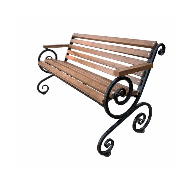 Скамейка "Лоза" 1,5м с подлокотником                                                                                                                                                                    