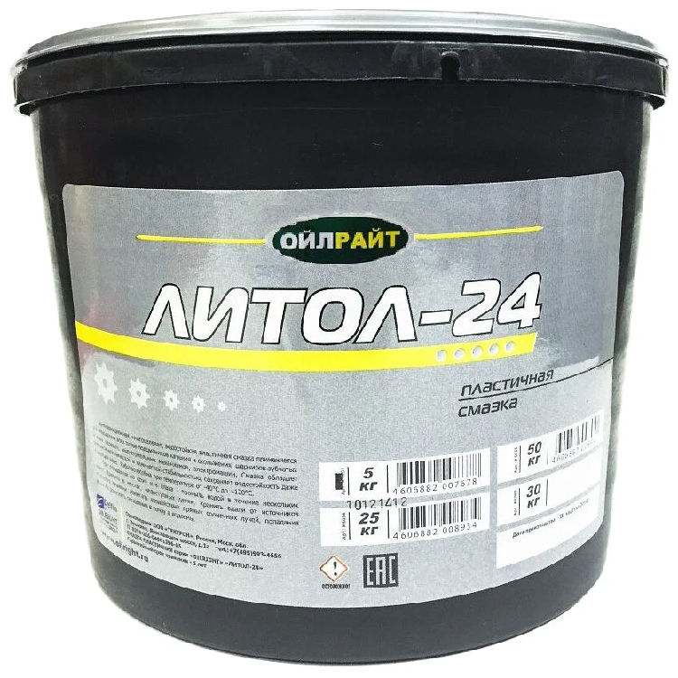 Смазка Литол-24 OIL Right 5кг                                                                                                                                                                           