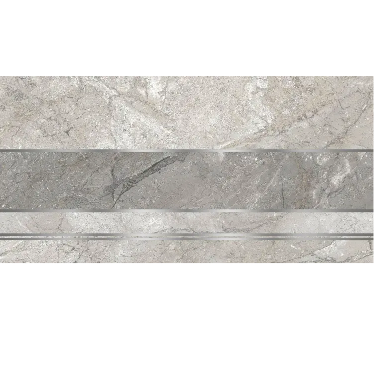 Декор Этна D1 широкая полоса серый 30х60 (5шт)                                                                                                                                                          