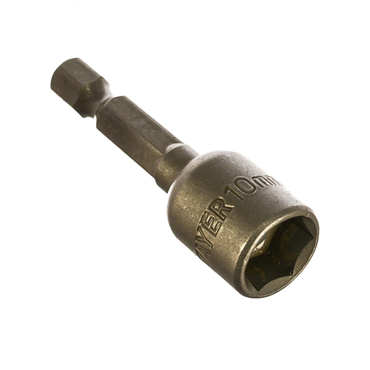 Бита STAYER с торц. головкой, "Нат-драйвер", магнитная,тип хвост. Е1/4,длина 48мм,10мм (26390-10)                                                                                                       