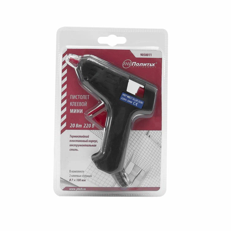 Пистолет клеевой MINI 20 Вт, Политех (9050011)                                                                                                                                                          