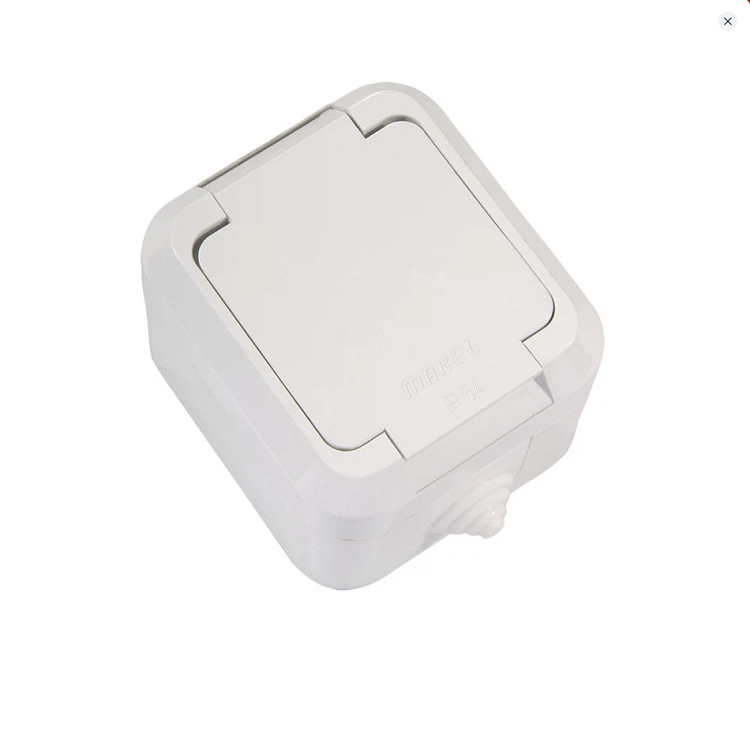 Розетка ОП1 с/з "Makel"  IP54 (18308)                                                                                                                                                                   