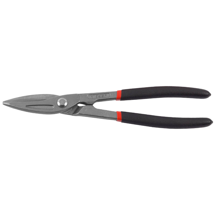 Ножницы ЗУБР "МАСТЕР" по металлу, цельнокованые, хром.сталь, прямые, 250мм (23015-25_z02)                                                                                                               