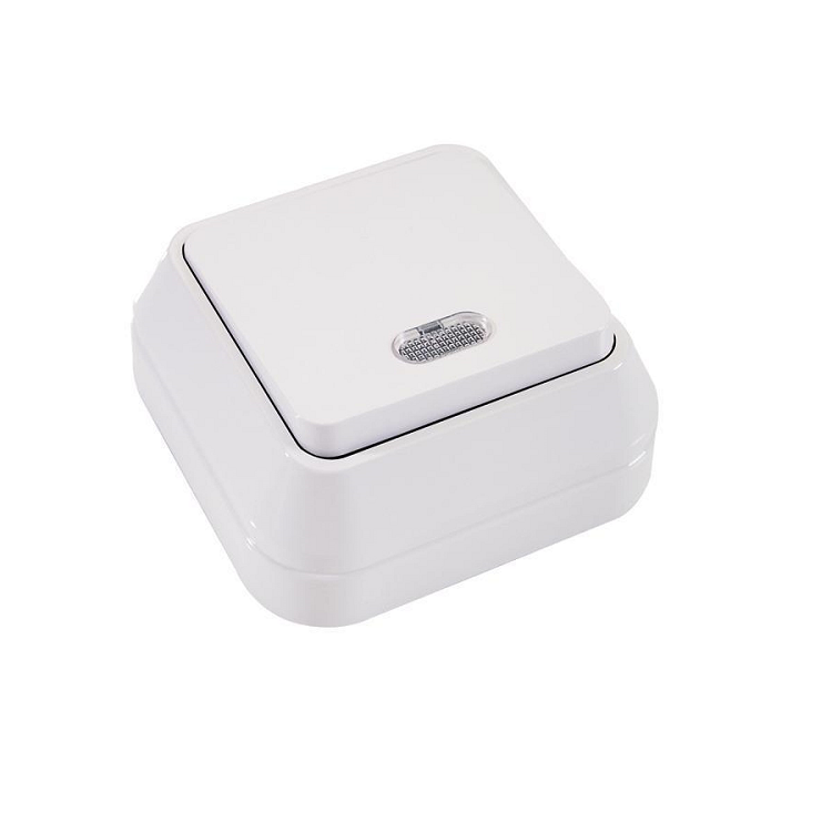 Выключатель ОП1 "Makel" с подсветкой IP20 (45121)                                                                                                                                                       