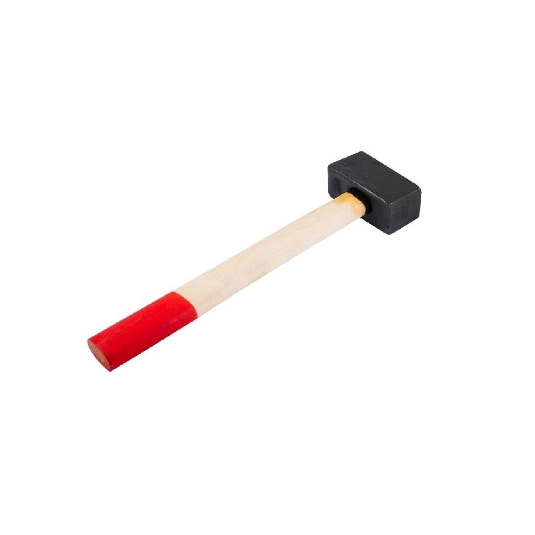 Кувалда литая с деревянной рукояткой  3000г  (38-5-003)                                                                                                                                                 