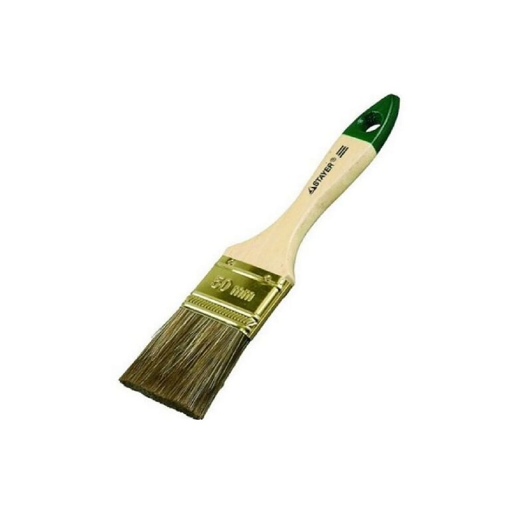 Кисть плоская STAYER "LASUR-STANDART" смешан (натур и искусств) щетина дерев. ручка 25 мм (01031-25)                                                                                                    