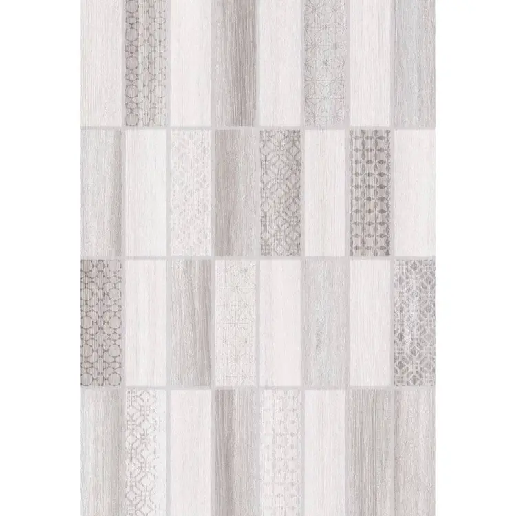 Плитка настенная Нидвуд 1Д серый микс декор 27,5х40 (1,65м2/59,4м2)                                                                                                                                     