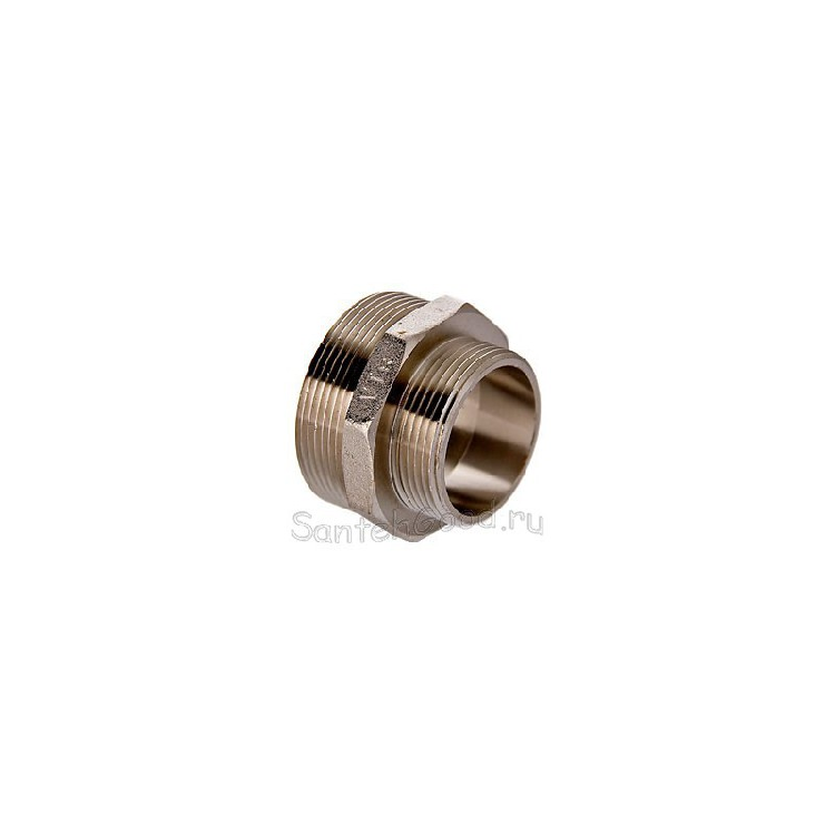 Ниппель переходной 1"х 1/2" никель                                                                                                                                                                      