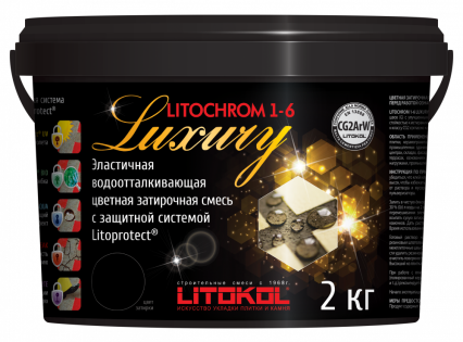 Затирка LITOCHROM LUXURY 1-6 C.20 светло-серый 2кг                                                                                                                                                      