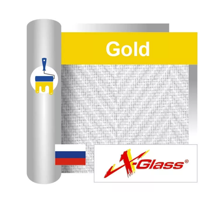 Стеклообои X-Glass GOLD елка крупная (25м)                                                                                                                                                              