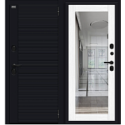Дверь ДС Bravo R-3 Джет-3 (33.0/Б15) Total Black/Snow Melinga R/Лунный камень BE 205*86 Правая                                                                                                          