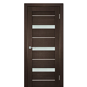 Дверь ТЕХНО 742 nanotex, венге 800*2000 стекло белый сатинат                                                                                                                                            