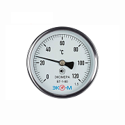 Термометр биметаллический  БТ-1-63 160С Дк63 L=40 ЭКОМЕРА                                                                                                                                               