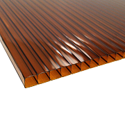 Поликарбонат СП 4мм, лист 12000х2100 коричневый SKYGLASS                                                                                                                                                