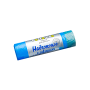 Мешки мусорные "Надежные" с завязками 50х53, 18 мкн, синий, 35 л, 15 шт                                                                                                                                 