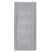 Дверь ТЕХНО 715 манхэттен 800*2000 стекло сатинат                                                                                                                                                       