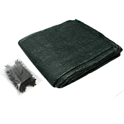 Сетка для притенения от солнца ( в комп. с клипсой 15шт) фас., р-р 2*5 м, 55% затем. (темно-зеленый)                                                                                                    