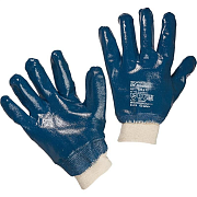 Перчатки нитриловые (синие) полное покрытие STRONG (манжет резинка) ПЕР446                                                                                                                              