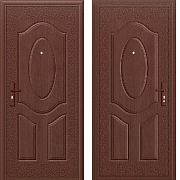 Дверь ДМ Е40М-1-40 205*86 Правая (110 гр.) (032-0027)                                                                                                                                                   