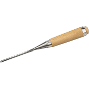 Стамеска-долото ЗУБР "ЭКСПЕРТ" с деревянной ручкой, хромованадиевая, 6мм (18096-06)                                                                                                                     