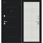 Дверь ДС Bravo R-2 Мило (104/52) Bianco Veralinga/Букле черное 205*86 Правая (033-1357)                                                                                                                 