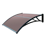 Козырек Krovent бронзовый с черн. кроншт. 1200 мм                                                                                                                                                       