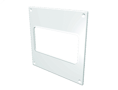 Накладка торцевая пластиковая 150х150 для воздуховода 60х120 ЭРА (612НПП)                                                                                                                               