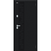 Дверь ДС Bravo Thermo-2 Флэш Декор (100/Б15) Cappuccino Veralinga R/Букле черное/205*86 Правая                                                                                                          