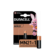 Батарейка щелочная DURACELL А23(MN21) 12В бл.1                                                                                                                                                          