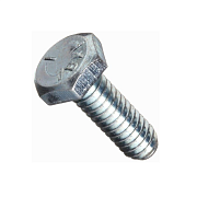 Болт шестигранный,полная резьба М10х60 цинк,прочн.5,8 DIN933(2 шт.) 1403046                                                                                                                             