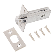 Задвижка АЛЛЮР АРТ LB45-6 CP хром 6мм без ручек (11231)                                                                                                                                                 