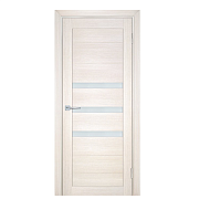 Дверь ТЕХНО 709 nanotex, сандал бежевый 800*2000 стекло белый сатинат                                                                                                                                   