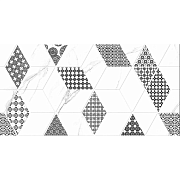 TP3628H2 Плитка настенная Дамон Декор Ромбы 30*60см 1,8м2                                                                                                                                               