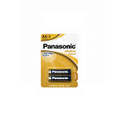 Батарейка Alkaline  щелочная 1,5В LR6 AA PANASONICбл/2 шт.                                                                                                                                              