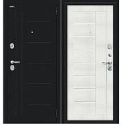 Дверь ДС Bravo R-2 Проф (109/П29) Bianco Veralinga WW/Букле черное 205*86 Правая                                                                                                                        