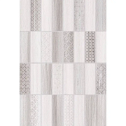 Плитка настенная Нидвуд 1Д серый микс декор 27,5х40 (1,65м2/59,4м2)                                                                                                                                     