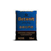 Смесь песчано-цементная М200 (40кг) кладочная Betonit                                                                                                                                                   
