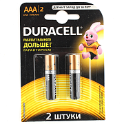 Батарейка щелочная DURACELL  LR03(AAA) 1,5В бл.2                                                                                                                                                        