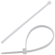 Хомут-стяжка 2,5х100 мм белый (100шт в уп) STARFIX                                                                                                                                                      