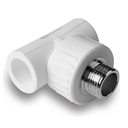 TR Тройник комбинированный (нар. резьб.) 25х1/2"-25 (SPK)                                                                                                                                               