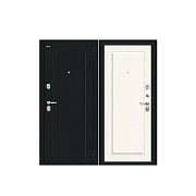 Дверь Bravo R-2 Сьют Kale (119/ПР10) White Wood/Букле черное 205*86 Левая                                                                                                                               