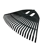 Грабли веерные, пластиковые, 23-х зубые, черные                                                                                                                                                         